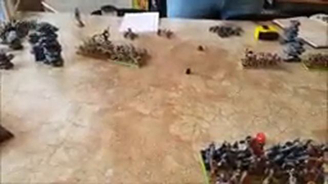 Kings of War campaign ; Edge of the Abyss game 2 , Undead vs men смотреть онлайн