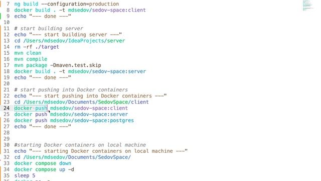 #CI/CD на #Bash через #Docker для образовательной платформы Sedov.Space смотреть онлайн