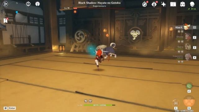 Black Shadow Hayate no Gotoku boss battle смотреть онлайн