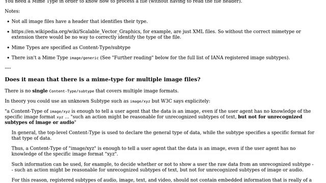 Is there a generic mime-type for all image files? (2 Solutions!!) смотреть онлайн
