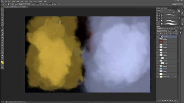 Мини туториал со стрима №13:  как рисовать облака