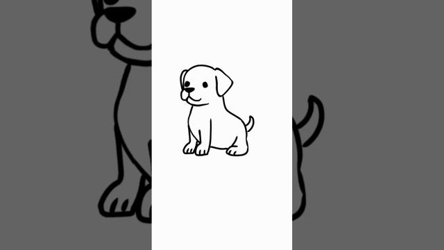 Drawing a labrador | Рисуем лабрадора | Лиса Алиса #shorts #youtubeshorts смотреть онлайн