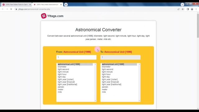 Astronomical Converter | Astronomical Unit Calculator смотреть онлайн