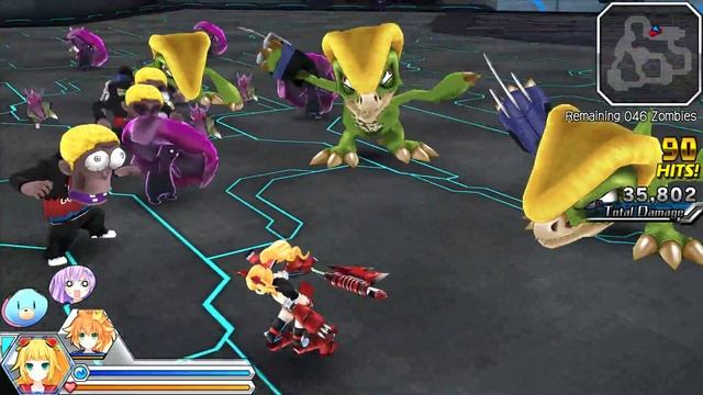 MegaTagmension Blanc + Neptune VS Zombies - SP and EXE skills - 4k 60fps смотреть онлайн
