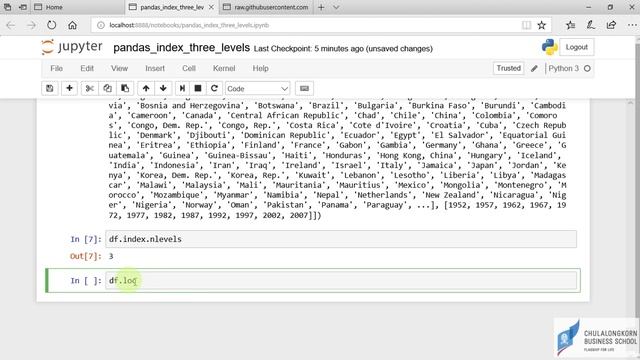 สอน Python สำหรับ Data science: การสร้าง three-level index ให้ pandas DataFrame смотреть онлайн