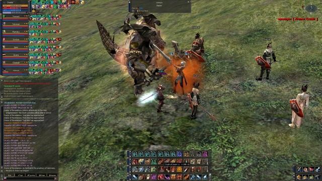 Lineage 2 Interlude. 9 windows farm Raid Boss Uruka. zMega x10 смотреть онлайн