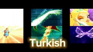 Превращения Винкс на разных языках/transformations Winx in different languages #1