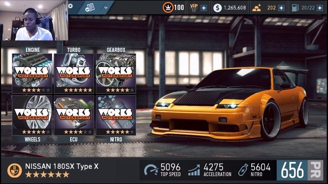 Need For Speed No Limits: Nissan 180SX Type X (Customization + MAXXED OUT) смотреть онлайн