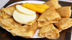 ОСТОРОЖНО! Очень вкусные БЛИНЫ. Сырные блины, цыганка готовит.
