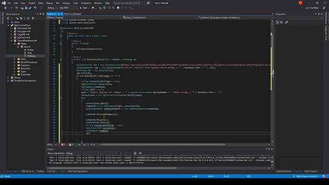 How to make an activation key form with C# and SQL Part 2! смотреть онлайн