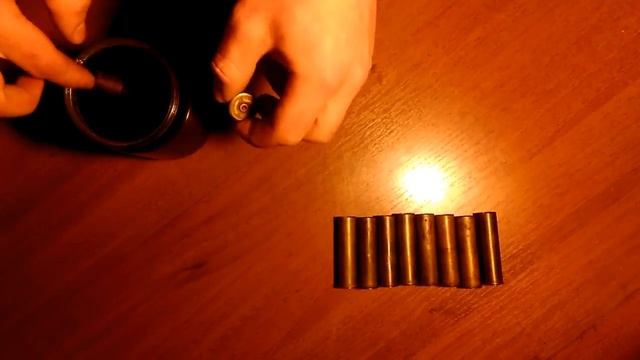 Чистка латунных гильз 16-го калибра от порохового нагара смотреть онлайн