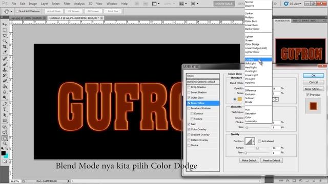cara membuat teks api di photoshop смотреть онлайн