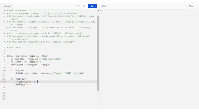 Python - Star Rating Interview Question смотреть онлайн