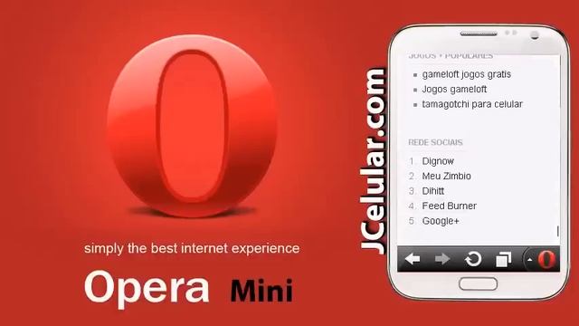 Opera Mini 7 para celular java смотреть онлайн