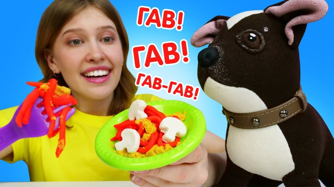 Как мама - Видео для детей. Макароны Плей До для Шоколадки. Онлайн игры готовить еду смотреть онлайн