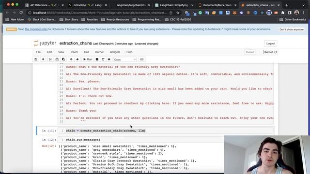 Langchain Extraction Chains смотреть онлайн