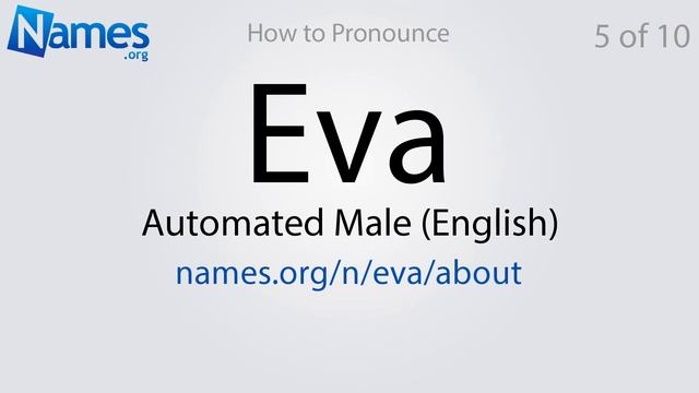 How to Pronounce Eva смотреть онлайн