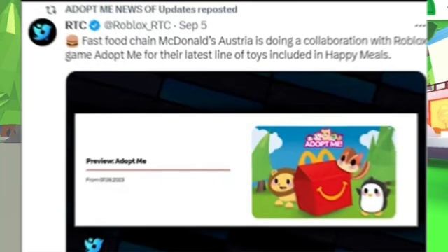 ? ОБНОВЛЕНИЕ МАКДОНАЛЬДСА И АДОПТ МИ! ? СЕКРЕТНОЕ ОБНОВЛЕНИЕ УЖЕ ЗАВТРА! ЧЁРНАЯ ДЫРА ROBLOX ADOPT M смотреть онлайн