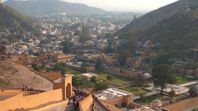 Amer Fort d'Amber Full video tour Elephant ride - Jaipur - Rajasthan - India смотреть онлайн