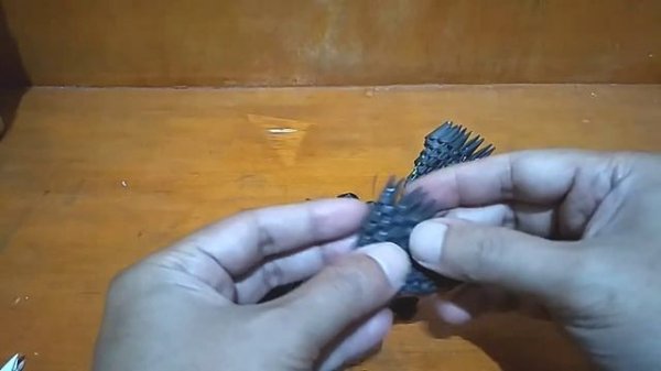 Papercraft 3d origami toothless night fury dragon tutorial part 1
