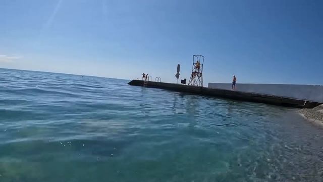Температура моря в Ялте .Вода теплеет ? смотреть онлайн