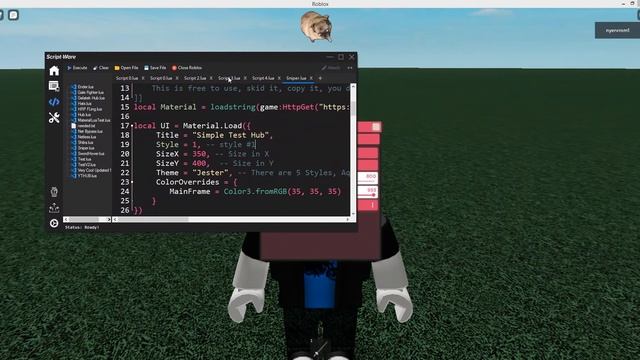 #3 Styles | Roblox Material Lua UI Library Tutorial смотреть онлайн
