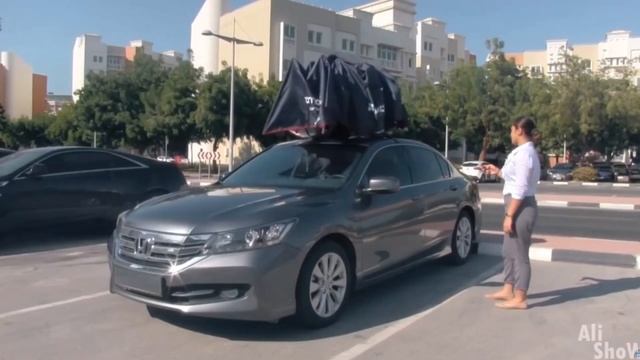 Зонт для автомобиля из Китая! смотреть онлайн
