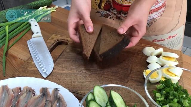Помните эту закуску на черном хлебе? Многие забыли, а очень зря! смотреть онлайн
