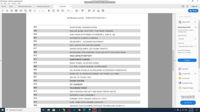 Mercedes WIS ASRA & EPC - Data Card & Maintenance Information