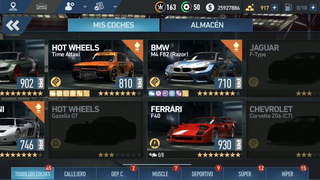 Mi garage de Need For Speed No Limits смотреть онлайн