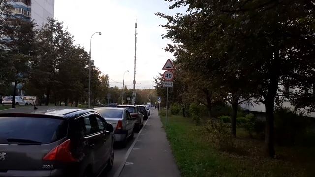 Москва 4040 Внуково, Интернациональная улица, Изваринская ул. осень вечер смотреть онлайн