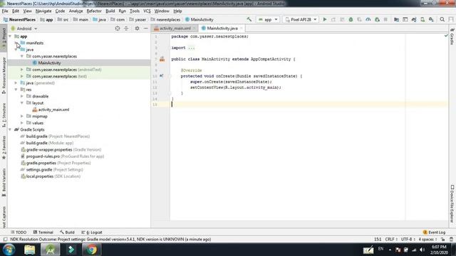 Android Development بالمصرى - NearestPlaces App Part 1 - Initialize Mapview смотреть онлайн