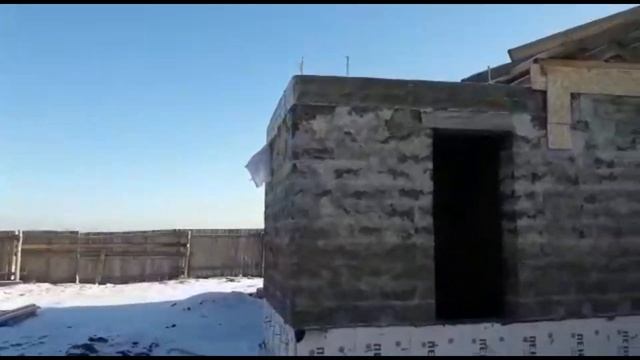 Дом 90 метров плюс гараж и котельная из блоков смотреть онлайн