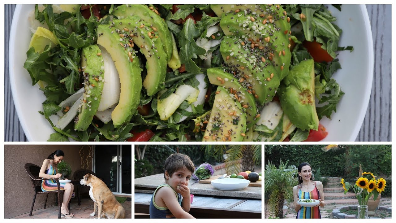 Летний Диетический Салат из Авокадо и Рукколы - Рецепт от Эгине - Heghineh смотреть онлайн