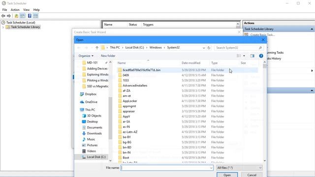 How to Use the Task Scheduler in Microsoft Windows 10 смотреть онлайн