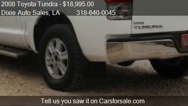 2008 Toyota Tundra SR5 CrewMax 5.7L 4WD - for sale in Ball, смотреть онлайн