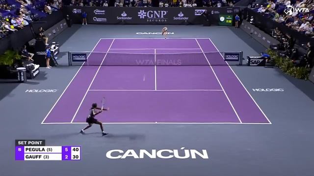 Jessica Pegula Vs. Coco Gauff | 2023 WTA Finals Semifinal | WTA Match Highlights