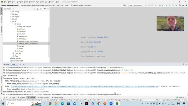 Yolov8 ve Deep Sort ile Nesne İzleme -PyCharm ortamında - Otoyol araç sayma örneği смотреть онлайн
