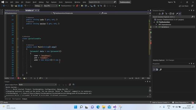 C# JSON Serialization | Serialization and Deserialization| Nested Json #5 смотреть онлайн