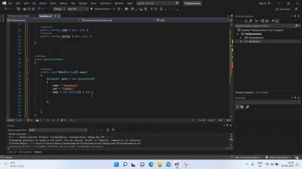 C# JSON Serialization | Serialization and Deserialization| Nested Json  #5