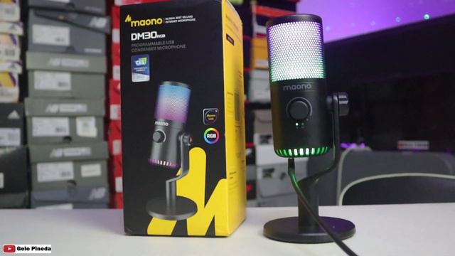 PROFESSIONAL GAMING MICROPHONE ON A BUDGET!!! | MAONO DM30 RGB CONDENSER MICROPHONE смотреть онлайн