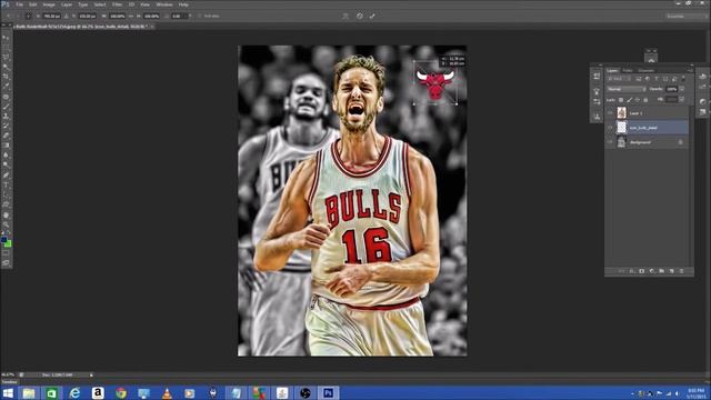 How to Make a Simple Sports Edit with Photoshop and Topaz Labs смотреть онлайн