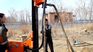 Обучение клиента из Липецка. Буровая установка на прицепе GBU-15L от Бурспецтехники