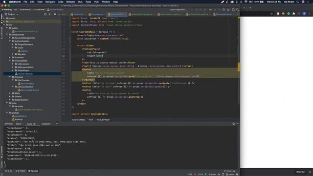 Section 8. Using Video component (Youtube Player & Native Video Player) смотреть онлайн