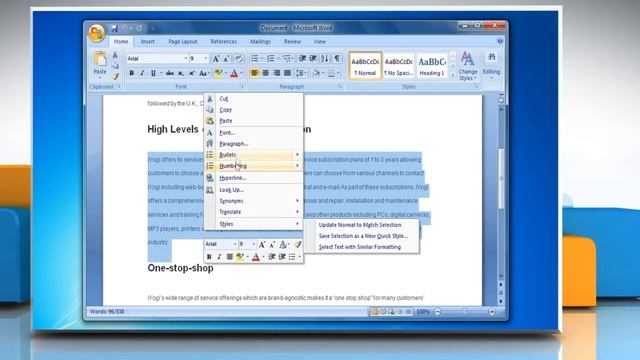 How to change Line Spacing in Microsoft Word 2007 смотреть онлайн