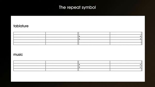 Repeats in music and guitar tab (tablature) - How to read and use repeat symbols смотреть онлайн