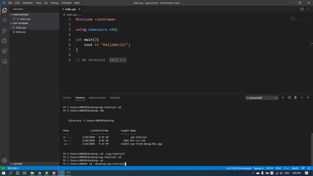 Hướng dẫn biên dịch code C/C++ sử dụng Command line смотреть онлайн