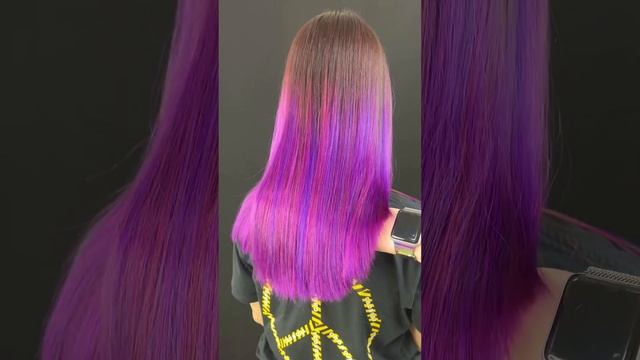 Ранее была отросшая техника окрашивания, выполнили контуринг у зоны лица и цветное окрашивание ?? смотреть онлайн