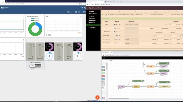 EdgeX + thingsboard + node-red смотреть онлайн