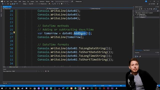 17: DateTime in C# | Creating Dates and Times in C# | C# Tutorial For Beginners | C Sharp Tutorial смотреть онлайн
